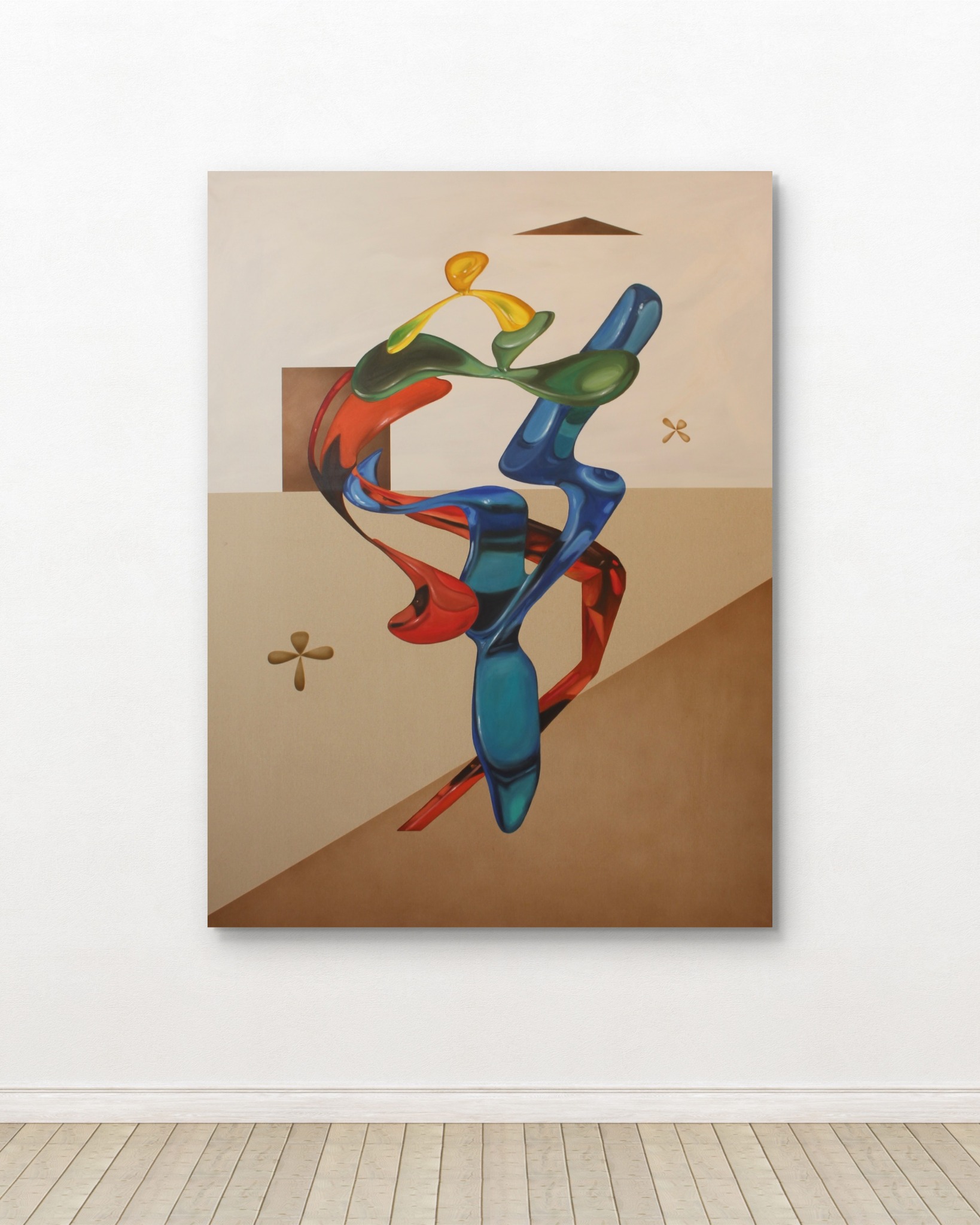 House of Liquid Bones presented in a gallery space